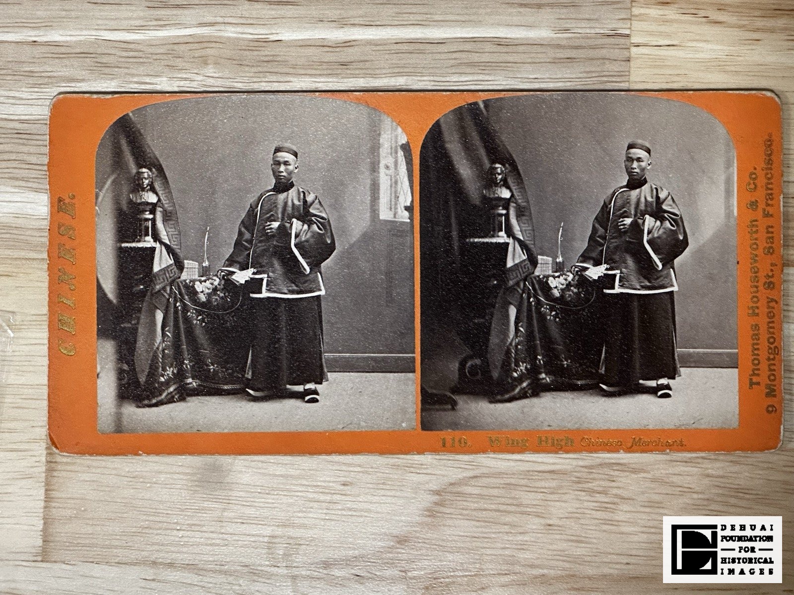 TFA-CA-107 — Mount face. Series heading CHINESE at the left edge, publisher imprint at the right.